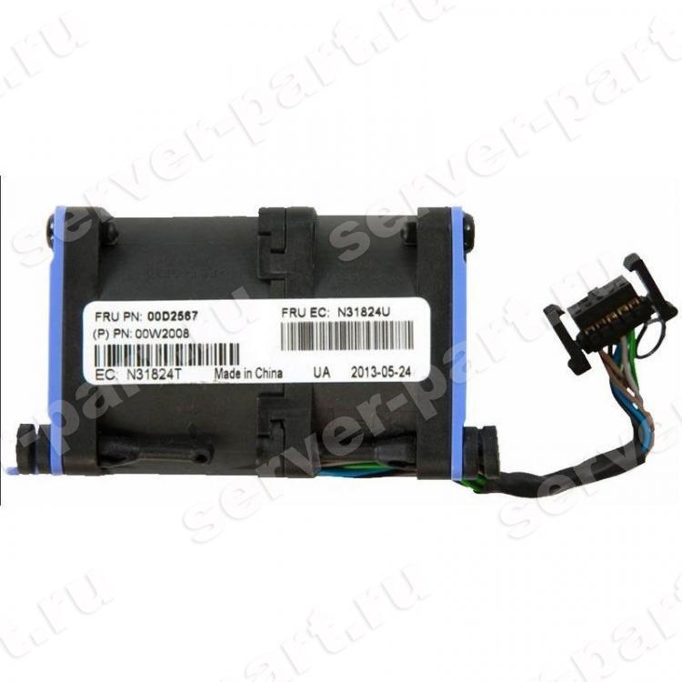 Вентилятор IBM (Delta) Brushless 1,3A 40x40x56mm For x3530M4 CPU Kit(GFC0412DS-AM38)