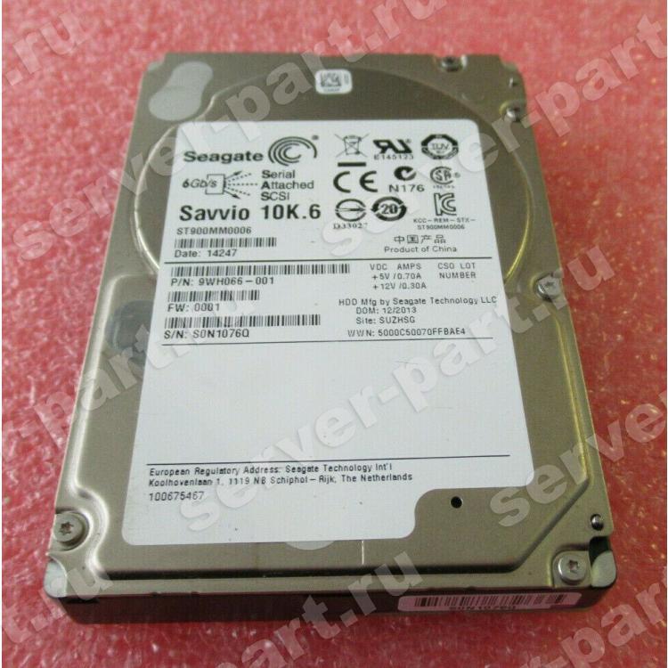 Жесткий Диск Seagate Savvio 10K.6 900Gb (U600/10000/64Mb) 6G SAS 2,5"(ST900MM0006)