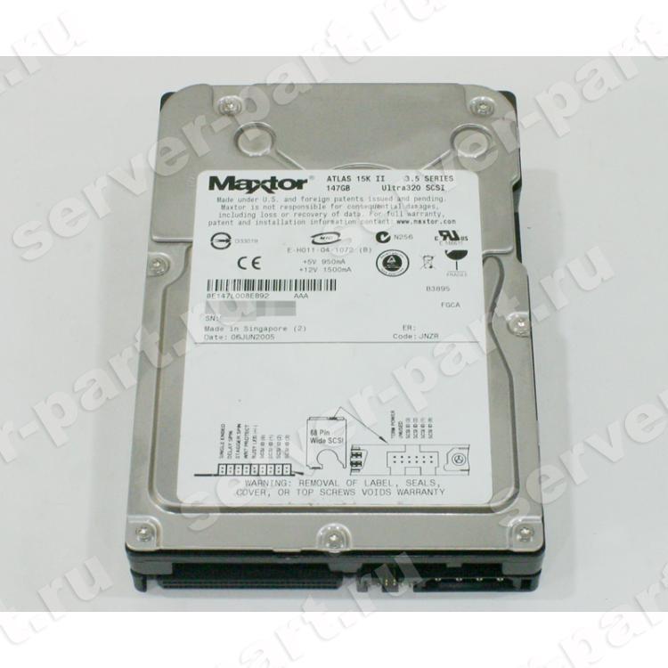 Жесткий Диск Maxtor Atlas 15KII 146Gb (U320/15000/8Mb) 68pin U320SCSI(8E147L)