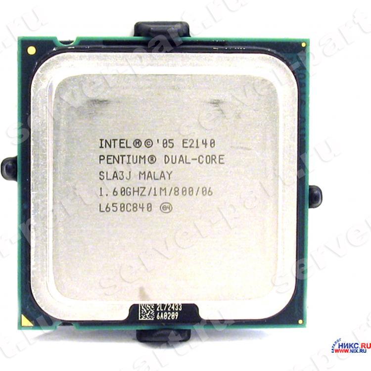 Процессор Intel Pentium Dual-Core 1600Mhz (800/L2-1Mb) 2x Core 65Wt LGA775 Allendale(SLA3J)
