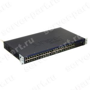 Коммутатор Juniper 52port-10/100/1000Mbps 48xRJ45 4xSFP+ PoE RJ45-Console USB Layer2 19" 1U(EX2200-48P-4G)
