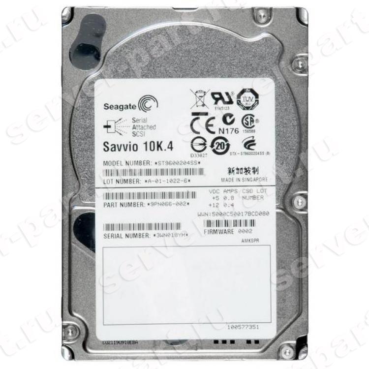 Жесткий Диск Seagate Savvio 10K.4 600Gb (U600/10000/16Mb) 6G SAS 2,5"(ST9600204SS)