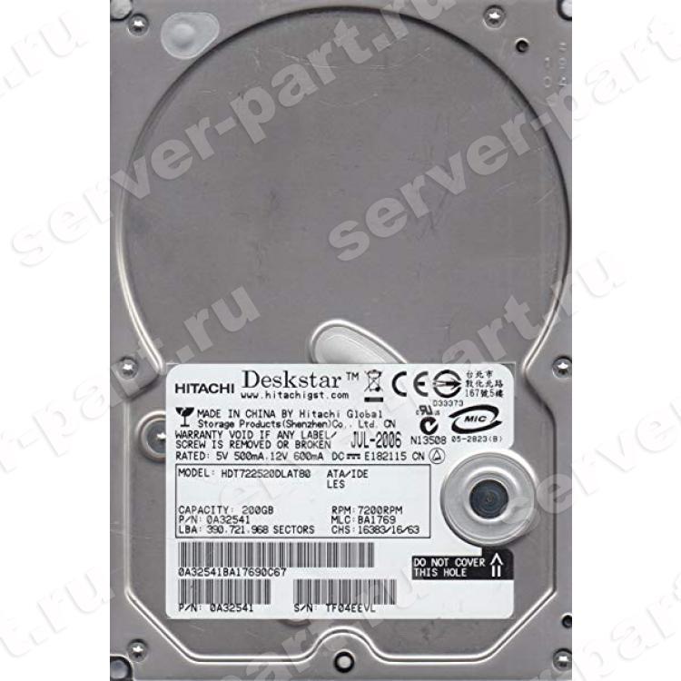 Жесткий Диск Hitachi Deskstar T7K250 200Gb (U133/7200/8Mb) IDE(HDT722520DLAT80) Жесткий Диск Hitachi Deskstar T7K250 200Gb (U133/7200/8Mb) IDE(HDT722520DLAT80)