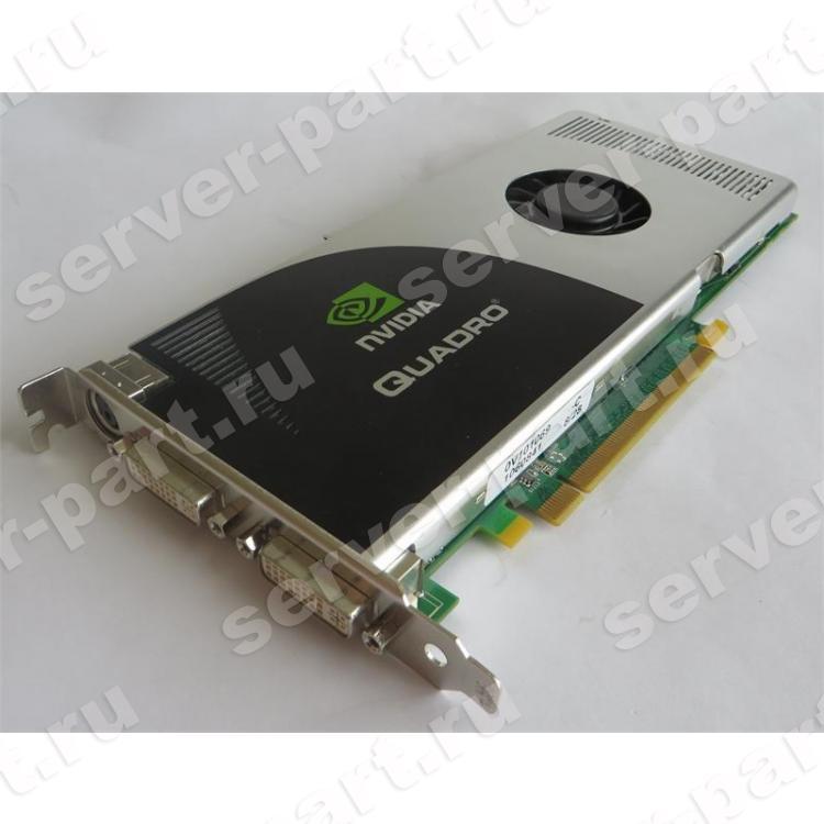 Видеокарта Dell (PNY) Nvidia Quadro FX3700 512Mb 256Bit GDDR3 DualDVI miniDin (3D Glasses) SLI PCI-E16x(KY246)