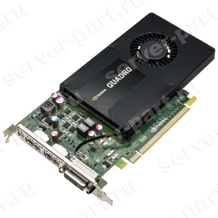 Видеокарта PNY Nvidia Quadro K2200 4Gb 128Bit GDDR5 DVI 2xDP PCI-E16x 2.0(VCQK2200-PB)
