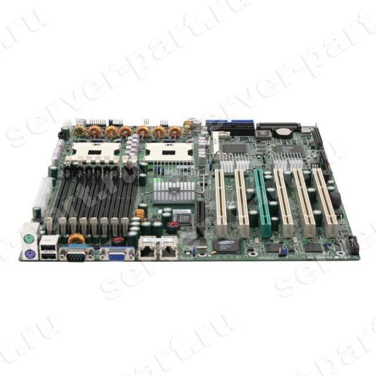 Материнская Плата Supermicro iE7520 Dual Socket 604 8DualDDR 2SATA U100 PCI-E8x 6PCI-X SVGA 2xGbLAN 2xUW320SCSI E-ATX 800Mhz(X6DH8-XB)