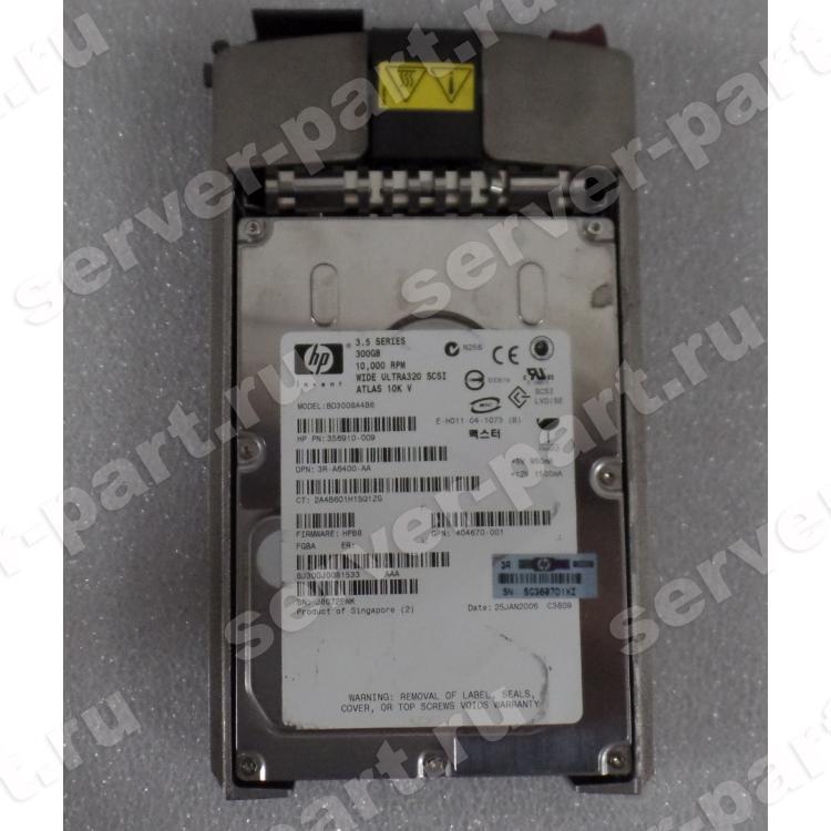 Жесткий Диск HP (Maxtor) Atlas 10K-V 8J300J 300Gb (U320/10000/8Mb) 80pin U320SCSI For G2 G3 G4 G4p(351126-001)