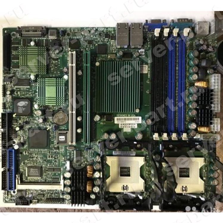 Материнская Плата Supermicro iE7501 Dual Socket 604 4DDR UW320SCSI U100 2PCI-X SVGA 2LAN1000 ATX 533Mhz(X5DPA-8GG)