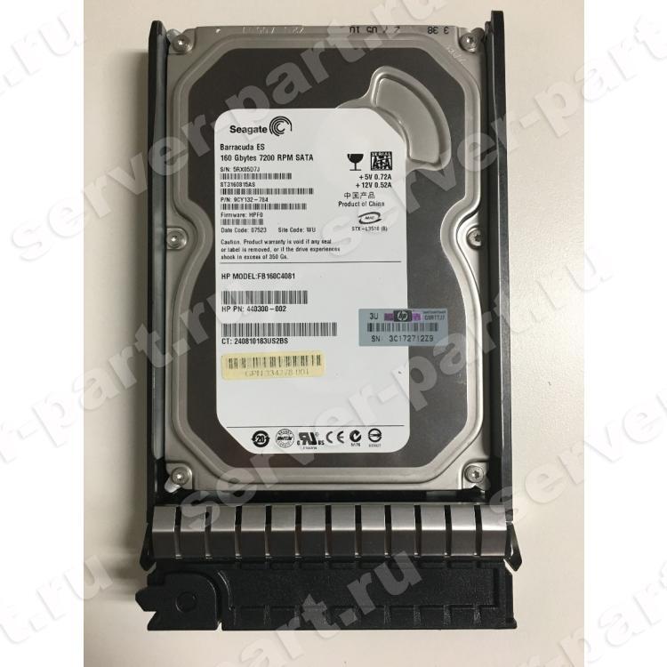 Жесткий Диск HP (Seagate) Barracuda 7200.10 ST3160815AS 160Gb (U300/7200/8Mb) NCQ SATAII For Gen5 Gen5p Gen6 Gen7(571227-001)