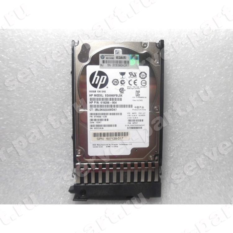 Жесткий Диск HP (Seagate) Savvio 10K.5 ST9900805SS 900Gb (U600/10000/64Mb) 6G SAS 2,5" For Gen4 Gen5 Gen6 Gen7 Integrity rx2800 i2 i4 rx6600 rx3600 rx2660(619463-001)