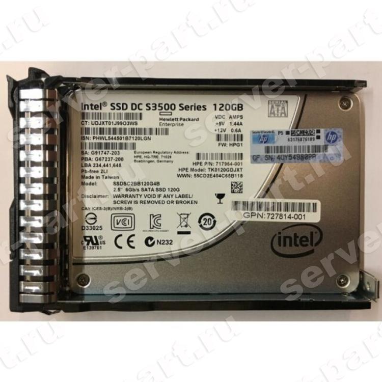SSD HP Intel DC S3500 Series SSDSC2BB120G4B 120Gb TRIM MLC 6G SATAIII 2 5 7mm For Gen7 Gen8 Gen9 Gen10 756619 001
