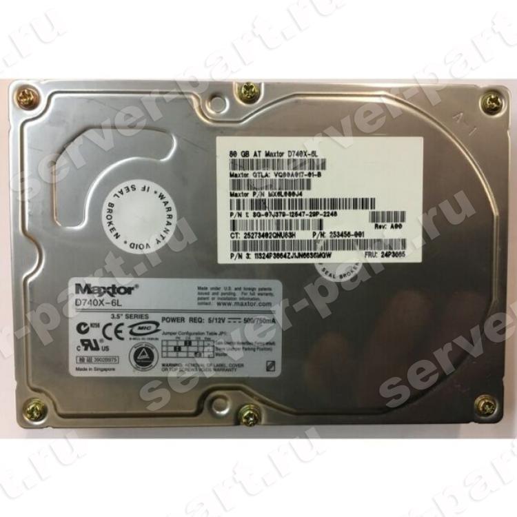 Жесткий Диск Maxtor D740X 80Gb (U133/7200/2Mb) IDE(6L080J4)