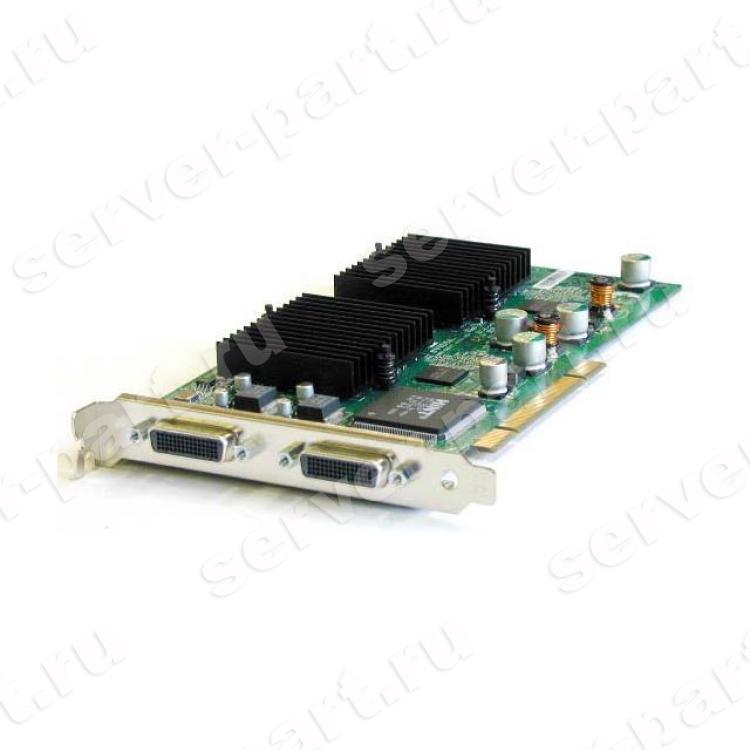 Видеокарта PNY Nvidia Quadro 4 400 NVS 64Mb 128Bit SDR 2xDMS-59 To 4xVGA/4xDVI PCI(VCQ4400NVS-BLK)