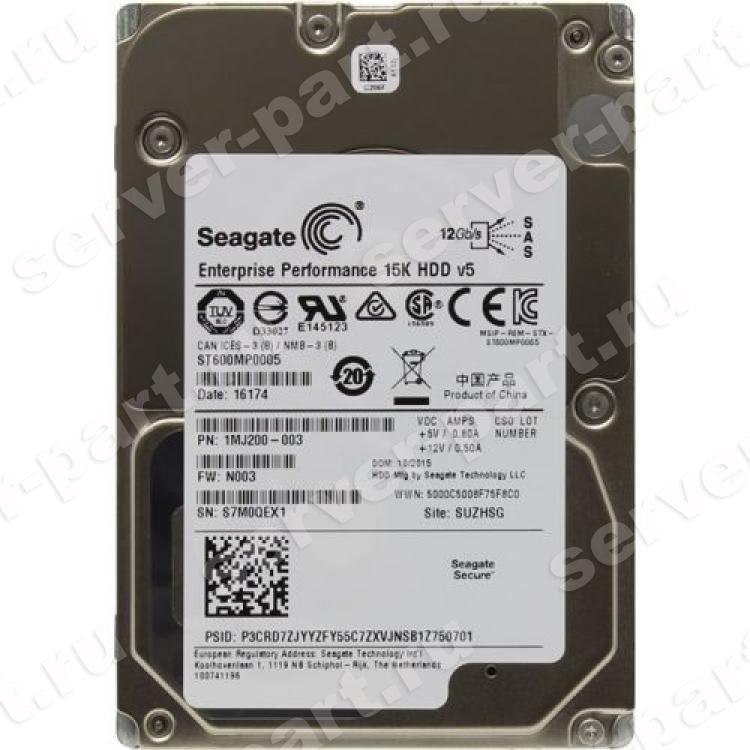 Жесткий Диск Seagate Enterprise Performance 15K HDD v5 600Gb (U1200/15000/128Mb) 512n 12G SAS 2,5"(ST600MP0005)
