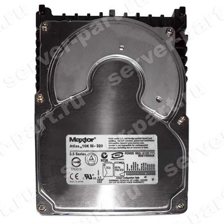 Жесткий Диск Maxtor Atlas 10K-III-320 73,4Gb (U320/10000/8Mb) 80pin U320SCSI(KU73J0)