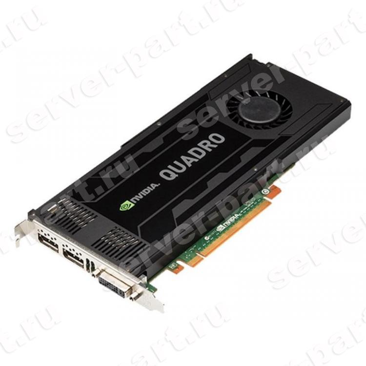 Видеокарта HP (PNY) Nvidia Quadro K4000 3Gb 192Bit GDDR5 DVI DualDisplayPort SLI PCI-E16x 3.0 For Z220 Z420 Z620 Z820 WS460 Gen8 WS460 Gen9 DL360e Gen8 DL380e Gen8 DL380p Gen8 DL380z Gen8 DL580 Gen8 ML350p Gen8 SL2500(700104-001)