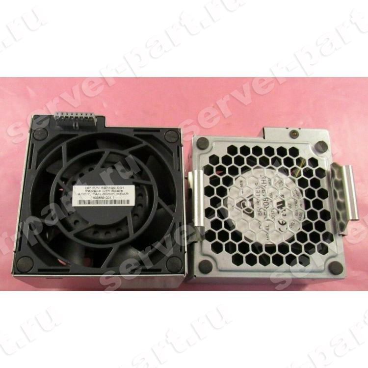 Вентилятор HP S6500 Non-Redundant 80mm Fan Kit (Delta) Brushless 4,9A 12v 13300 об/мин 134,3CFM 71,5dB 80x80x38mm для SL160sG6 SL165sG7 SL170s SL335sG7 SL390sG7(617858-B21)