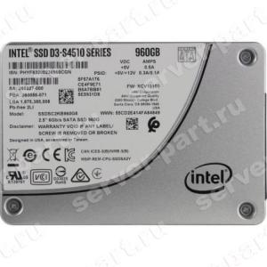 Твердотелый Накопитель SSD Intel D3 S4510 Series 960Gb 560/510Мб/сек 6G AES TLC 2DWPD 95K/36K IOPS 3500TBW MBTF 2M SATAIII 2,5" 7mm(963341)