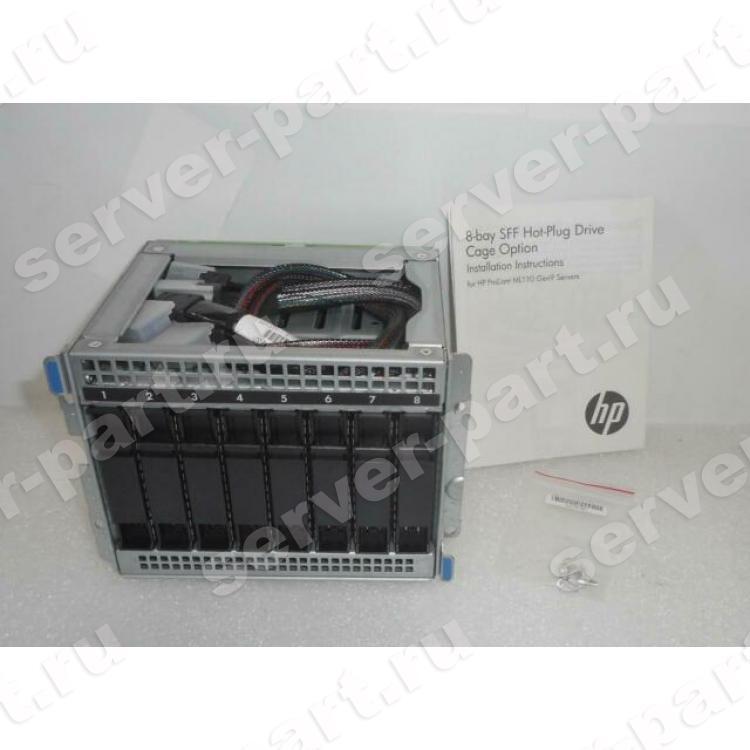 Корзина SAS/SATA HP 8xSAS/SATA Drive Cage LFF 2,5" Hot Swap 4U For ML310e Gen8 ML310e Gen8 V2(686759-002) Корзина SAS/SATA HP 8xSAS/SATA Drive Cage LFF 2,5" Hot Swap 4U For ML310e Gen8 ML310e Gen8 V2(686759-002)