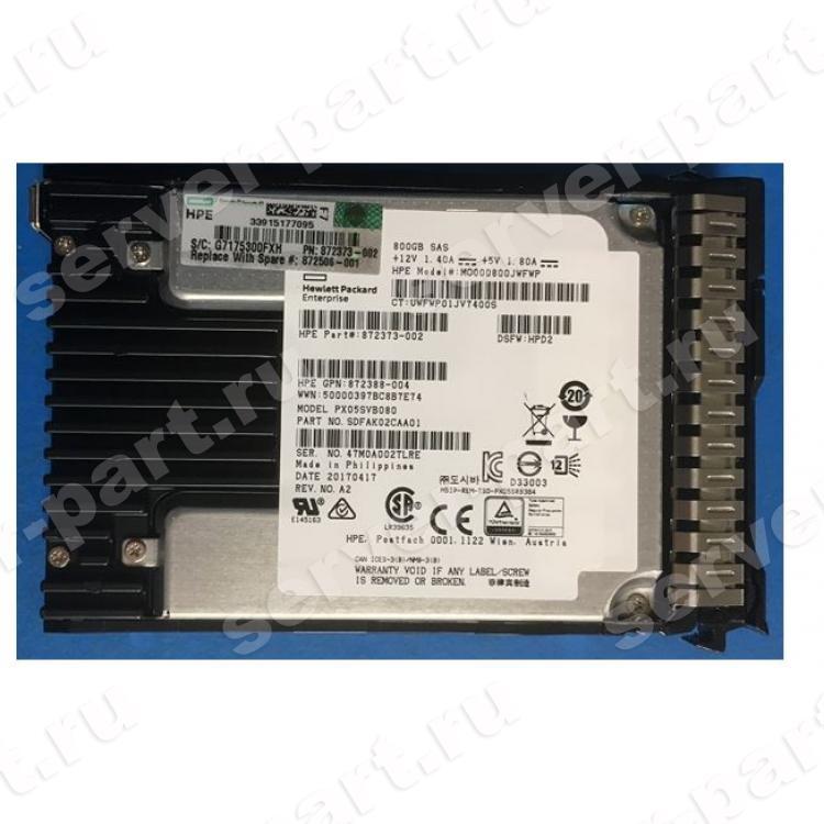 Твердотелый Накопитель SSD SAS HP MO000800JWFWP (Toshiba) 800Gb U1200 12G SAS 2,5" For P2000 G3 MSA2052 MSA2050 MSA2042 MSA2040 MSA2000 MSA1050 MSA1040 D2700 Proliant Gen5 Gen6 Gen7 Gen8 Gen9 Gen10 D6020 Apollo Gen10(762261-B21)
