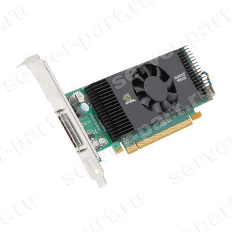 Видеокарта PNY Nvidia Quadro NVS420 512Mb 64Bit GDDR3 VHDCI To 4xDVI/4xDP LP PCI-E16x(VCQ420NVS-X16-PB)