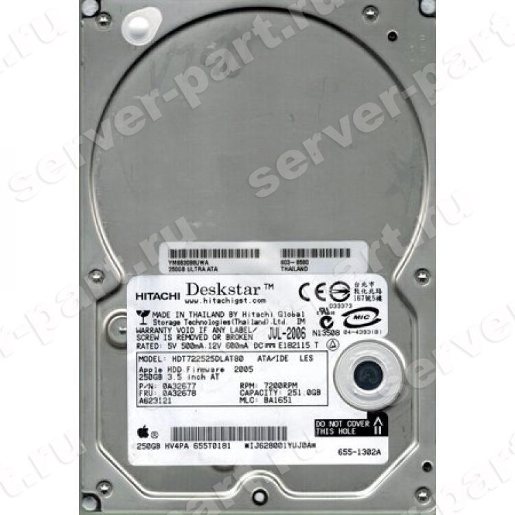 Жесткий Диск Hitachi Deskstar T7K250 250Gb (U133/7200/8Mb) IDE(0A31611) Жесткий Диск Hitachi Deskstar T7K250 250Gb (U133/7200/8Mb) IDE(0A31611)