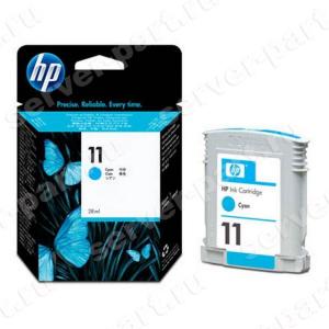 Картридж HP №11 Officejet(9100 Pro K850) DesignJet(10ps 20ps 50ps серии 70 100 110 120) Business Inkjet(1000 серии 1100 1200 2200 2600 2800) Color Inkjet(cp1700) 28ml Cyan(C4836AE)