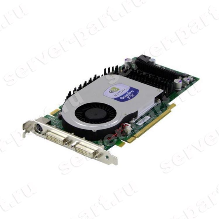 Видеокарта HP (PNY) Nvidia Quadro FX3400 256Mb 256Bit DDR3 DualDVI SLI miniDin (3D Glasses) PCI-E16x(PB329B)