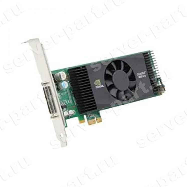 Видеокарта PNY Nvidia Quadro NVS420 512Mb 64Bit GDDR3 VHDCI To 4xDVI/4xDP LP PCI-E1x(VCQ420NVS-X1-PB)