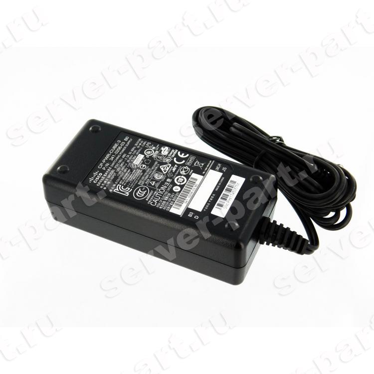 Блок Питания Cisco (Phihong) Input 100-240V 50/60Hz 0.5A Output 48V/0.38A 18Wt For Cisco Phone 7940 7942 7945 7960 7961 7962 7965 7900 Series Avaya IP Phone 11xx 12xx 200x(CP-PWR-CUBE-3=)