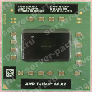 Процессор AMD Turion 64 X2 Mobile TL-52 1600Mhz (2x512/800/1,1v) 31W 2x Core Socket 1(638) Trinidad(TMDTL52HAX5CT)