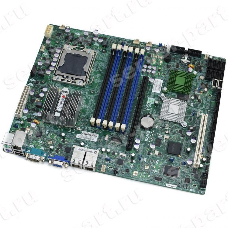 Материнская Плата Supermicro iX58 S1366 6DualDDRIII 8SAS 6SATAII PCI-E16x Riser PCI 2LAN1000 SVGA ATX 1U(X8STI-3F)