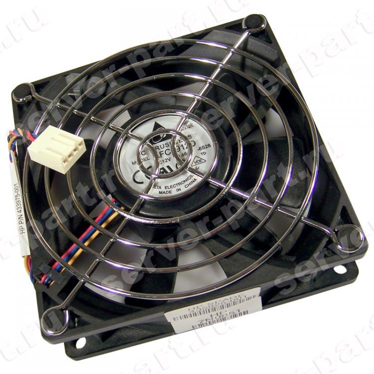 Вентилятор HP (Delta) Brushless 1.46A 12v 4000 об/мин 91,71CFM 43dB 92x92x25mm для ML310G4(435925-001)