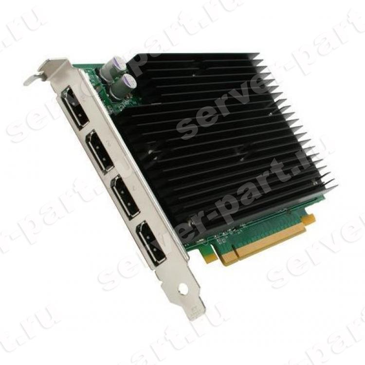 Видеокарта PNY Nvidia Quadro NVS450 512Mb 64Bit GDDR3 4xDP PCI-E16x(VCQ450NVSX16DVIBLK-1)