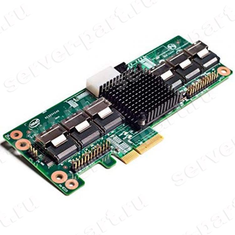Разветвитель SAS Expander Intel LSISAS2x24 Int-6xSFF8087 24xSAS/SATA U600 SAS 2.0 PCI-E4x(RES2SV240NC)