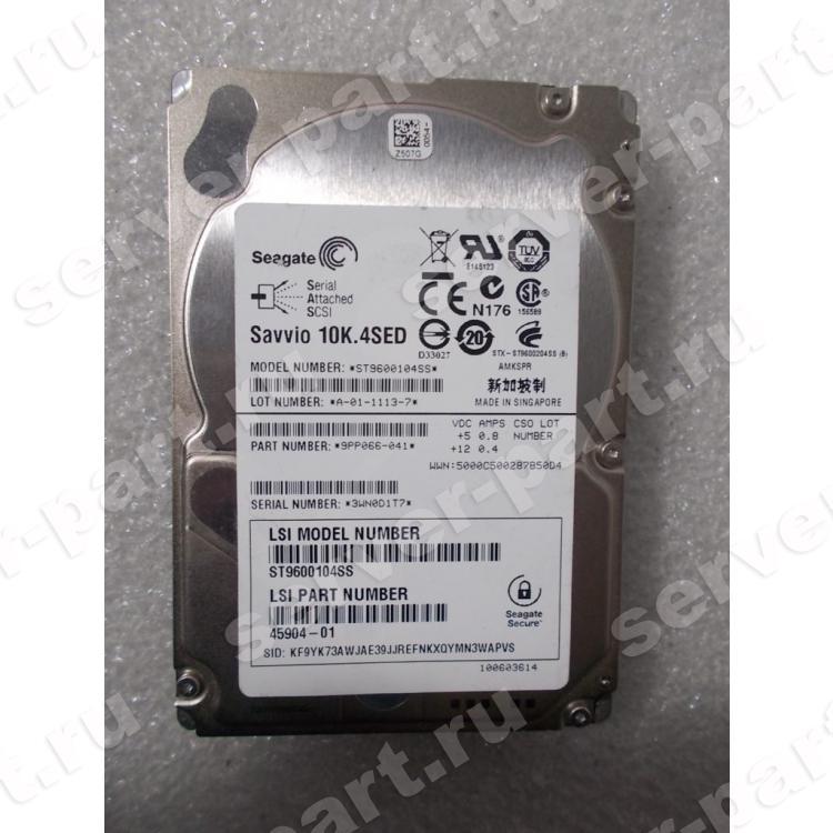 Жесткий Диск Seagate Savvio 10K.4SED 600Gb (U600/10000/16Mb) SED 6G SAS 2,5"(ST9600104SS)