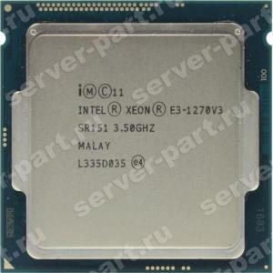 Процессор Intel Xeon E3 3500(3900)Mhz (5000/L3-8Mb) Quad Core 80Wt Socket LGA1150 Haswell(E3-1270 V3)
