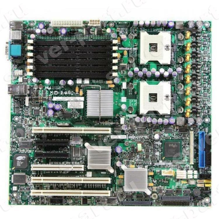 Материнская Плата Intel iE7520 Dual Socket 604 6DDR 2SATA 2xUW320SCSI U100 2PCI-E8x 3PCI-X PCI SVGA 2xGbLAN E-ATX 800Mhz(SE7520BD2SCSID1)