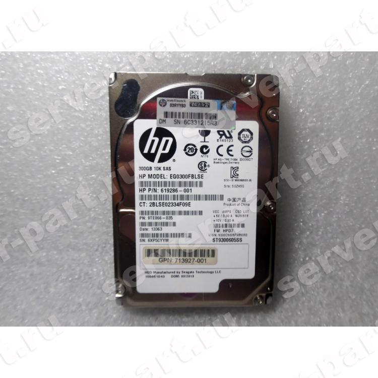 Жесткий Диск HP (Seagate) Savvio 10K.5 ST9300605SS 300Gb (U600/10000/64Mb) 6G SAS 2,5" For Gen4 Gen5 Gen6 Gen7 Integrity rx2800 i2 i4 rx6600 rx3600 rx2660(507127-S21)