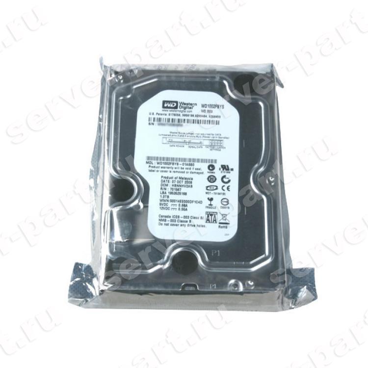 Жесткий Диск Western Digital RE3 1Tb (U300/7200/32Mb) NCQ SATAII(WD1002FBYS-02A6B0)