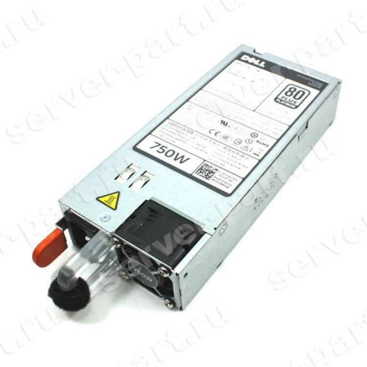 Резервный Блок Питания Dell 750Wt (Delta) Titanium для серверов PowerEdge R530 R540 R630 R640 R730 R730XD R740 R740XD R830 R840 T430 T440 T630 T640 R7415 R7425 PowerVault NX3240 NX3330(1C8RF)