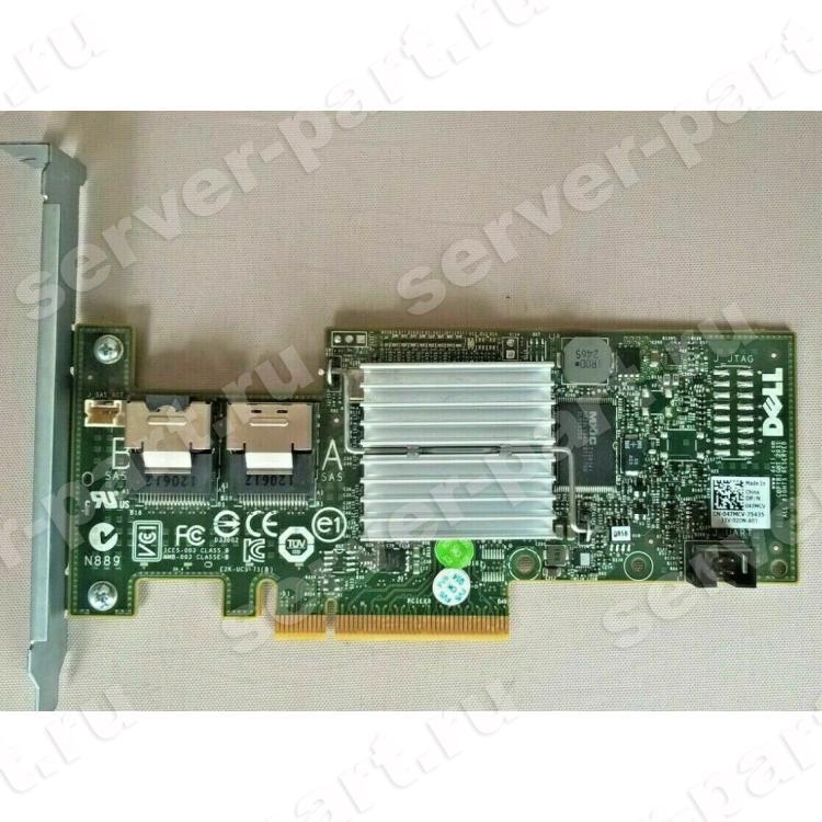 Контроллер SAS Dell Int-2xSFF8087 8xSAS/SATA RAID10 U600 6G PCI-E8x For R210 R310 R410 R420 R510 R520 T110 T310 T410 T610 T710(H215J)