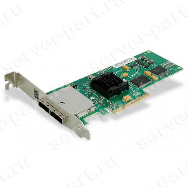 Контроллер SAS HP SC08GE (LSI Logic) Ext-2xSFF-8088 8xSAS/SATA U300 PCI-E8x For DL160G6 DL160seG6 DL165G6 DL165G7 DL170hG6 DL180G6 DL320G5p DL320G6 DL320s DL360G5 DL360G6 DL360G7 DL365G5 DL370G6 DL380G5 DL380G6 DL380G7 DL385G5(SAS3801E-HP)