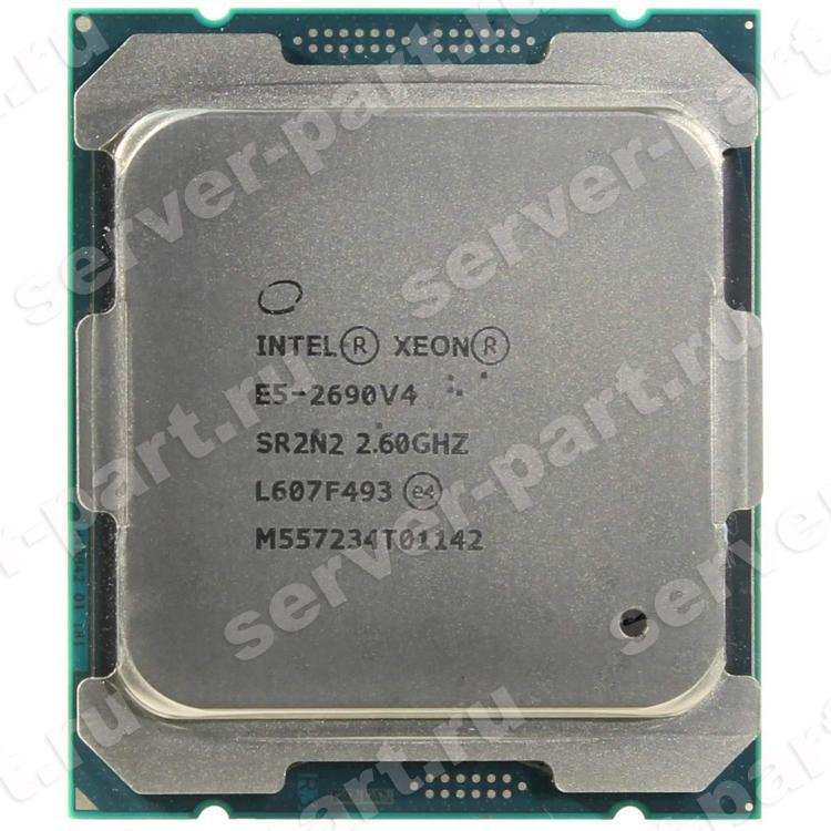Процессор Intel Xeon E5 2600(3500)Mhz (9600/14x256Kb/L3-35Mb) 14x Core 135Wt Socket LGA2011-3 Broadwell(E5-2690 V4)