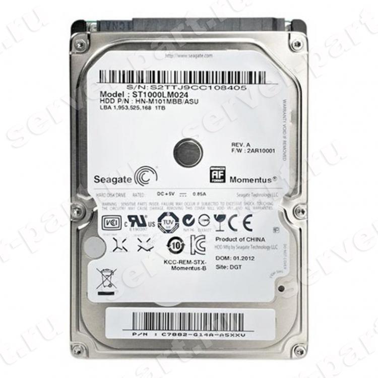 Жесткий Диск Seagate Momentus 5400 (Samsung Spinpoint) 1Tb (U600/5400/8Mb) NCQ SATAIII 2,5"(ST1000LM024)