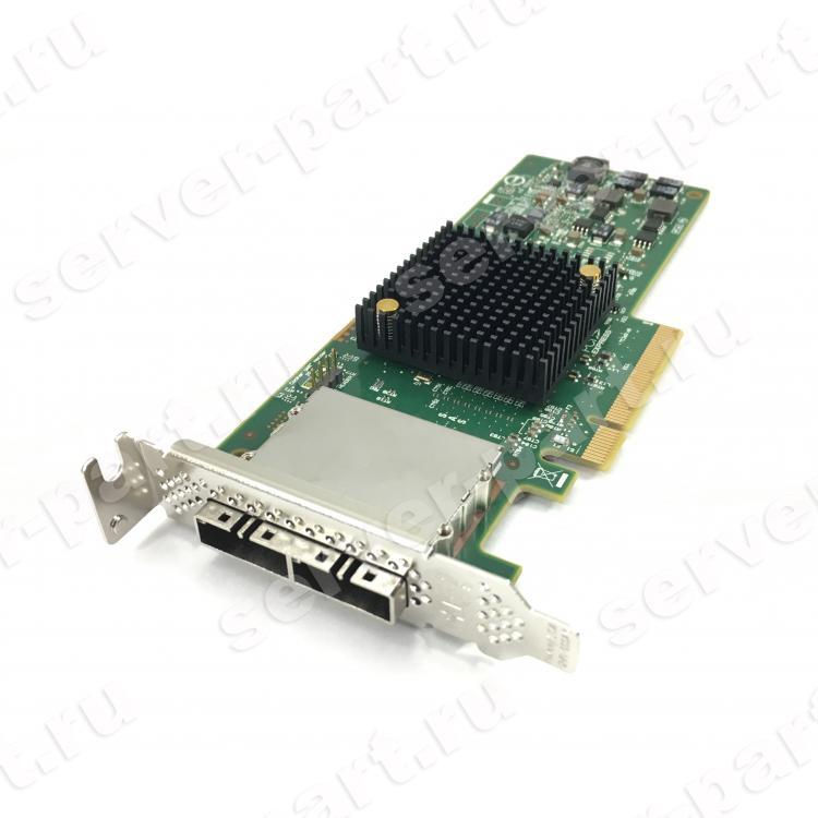 Контроллер SAS HP (LSI Logic) SAS9207-8e-HP Ext-2xSFF8088 8xSAS/SATA RAID10 U600 PCI-E8x 3.0 For DL360 Gen9 DL380 Gen9 DL560 Gen9 ML350 Gen9 DL160 Gen8 DL320e Gen8 DL320e Gen8 v2 DL360e Gen8 DL360p Gen8 DL380e Gen8 DL380p Gen8(729554-001)