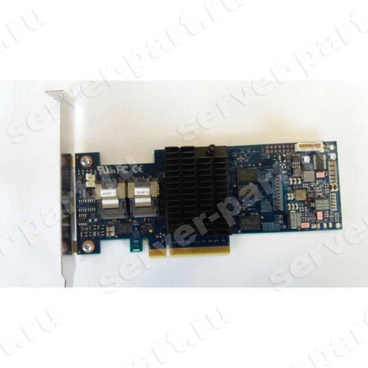 Контроллер SAS RAID IBM ServeRAID B5015 SSD (PMC-Sierra) maxRAID Int-2xSFF8087 8xSAS/SATA RAID60 U600 PCI-E8x 2.0 For x3550M2 x3550M3 x3650M2 x3650M3 x3850X5 x3950X5(46M0968)