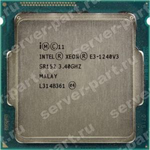 Процессор Intel Xeon E3 3400(3800)Mhz (5000/L3-8Mb) Quad Core 80Wt Socket LGA1150 Haswell(E3-1240 V3)