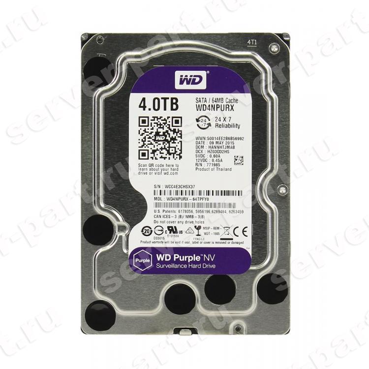 Купить Жесткий Диск Wd Purple Wd40purz