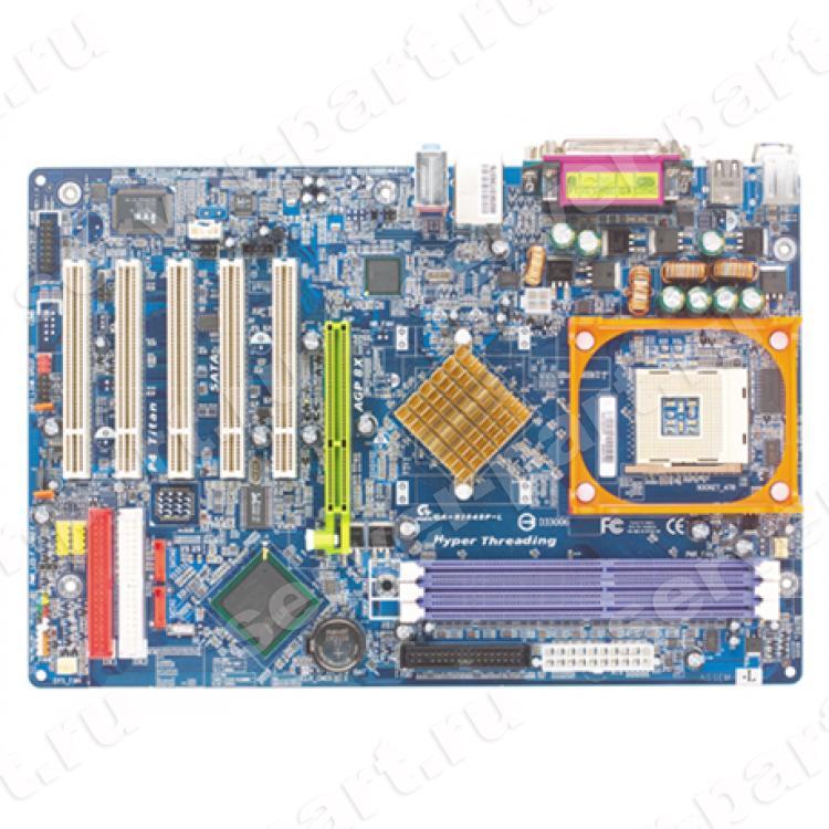 Материнская Плата Gigabyte i848P Socket 478 HT 3DDR400 2SATA U100 AGP8x 5PCI AC97-6ch LAN1000 ATX(GA-8I848P-G)
